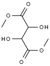 DIMETHYL 2,3-DIHYDROXYSUCCINATE Struktur