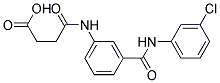 N-[3-(3-CHLORO-PHENYLCARBAMOYL)-PHENYL]-SUCCINAMIC ACID Struktur