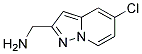 C-(5-CHLORO-PYRAZOLO[1,5-A]PYRIDIN-2-YL)-METHYLAMINE Struktur