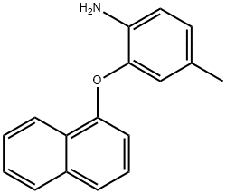 4-METHYL-2-(1-NAPHTHYLOXY)ANILINE Struktur