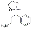 3-(2-METHYL-[1,3]DIOXOLAN-2-YL)-3-PHENYL-PROPYLAMINE Struktur