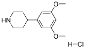 4-(3,5-DIMETHOXYPHENYL)PIPERIDINE HYDROCHLORIDE Struktur