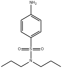 4-AMINO-N,N-DIPROPYL-BENZENESULFONAMIDE Struktur