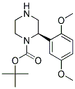 (R)-2-(2,5-DIMETHOXY-PHENYL)-PIPERAZINE-1-CARBOXYLIC ACID TERT-BUTYL ESTER Struktur