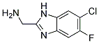 C-(6-CHLORO-5-FLUORO-1H-BENZIMIDAZOL-2-YL)-METHYLAMINE Struktur