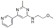 N-(2-METHOXYETHYL)-2-METHYL-6-PYRIDIN-3-YLPYRIMIDIN-4-AMINE Struktur