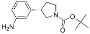 (S)-TERT-BUTYL 3-(3-AMINOPHENYL)PYRROLIDINE-1-CARBOXYLATE Struktur