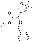 BENZYLOXY-(2,2-DIMETHYL-[1,3]DIOXOLAN-4-YL)-ACETIC ACID ETHYL ESTER Struktur