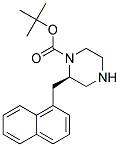 (R)-2-NAPHTHALEN-1-YLMETHYL-PIPERAZINE-1-CARBOXYLIC ACID TERT-BUTYL ESTER Struktur