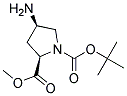 (2R,4R)-4-AMINO-1-BOC-PYRROLIDINE-2-CARBOXYLIC ACID METHYL ESTER Struktur