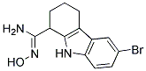 6-BROMO-N'-HYDROXY-2,3,4,9-TETRAHYDRO-1H-CARBAZOLE-1-CARBOXIMIDAMIDE Struktur