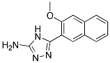 5-(3-METHOXY-2-NAPHTHYL)-4H-1,2,4-TRIAZOL-3-AMINE Struktur