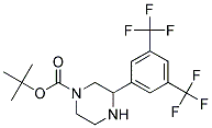 3-(3,5-BIS-TRIFLUOROMETHYL-PHENYL)-PIPERAZINE-1-CARBOXYLIC ACID TERT-BUTYL ESTER Structure