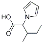 3-METHYL-2-(1H-PYRROL-1-YL)PENTANOIC ACID Struktur