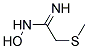 N-HYDROXY-2-METHYLSULFANYL-ACETAMIDINE Struktur