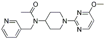 N-[1-(4-METHOXYPYRIMIDIN-2-YL)PIPERIDIN-4-YL]-N-(PYRIDIN-3-YLMETHYL)ACETAMIDE Struktur