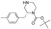 (R)-2-(4-METHYL-BENZYL)-PIPERAZINE-1-CARBOXYLIC ACID TERT-BUTYL ESTER Struktur