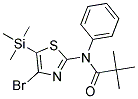 N-(4-BROMO-5-TRIMETHYLSILANYL-THIAZOL-2-YL)-2,2-DIMETHYL-N-PHENYL-PROPIONAMIDE Struktur