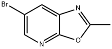 6-BROMO-2-METHYL-OXAZOLO[5,4-B]PYRIDINE Struktur