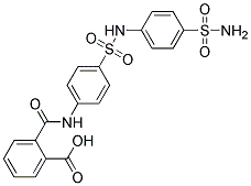 N-[4-(4-SULFAMOYL-PHENYLSULFAMOYL)-PHENYL]-PHTHALAMIC ACID Struktur