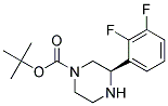 (R)-3-(2,3-DIFLUORO-PHENYL)-PIPERAZINE-1-CARBOXYLIC ACID TERT-BUTYL ESTER Structure