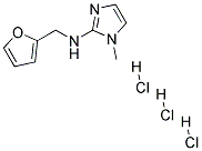 FURAN-2-YLMETHYL-(1-METHYL-1H-IMIDAZOL-2-YL)-AMINE TRIHYDROCHLORIDE Struktur