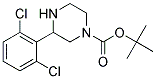 3-(2,6-DICHLORO-PHENYL)-PIPERAZINE-1-CARBOXYLIC ACID TERT-BUTYL ESTER Struktur