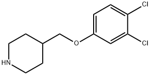 4-[(3,4-DICHLOROPHENOXY)METHYL]PIPERIDINE Struktur