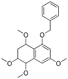 5-BENZYLOXY-1,2,4,7-TETRAMETHOXY-1,2,3,4-TETRAHYDRO-NAPHTHALENE Struktur