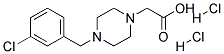 [4-(3-CHLORO-BENZYL)-PIPERAZIN-1-YL]-ACETIC ACID DIHYDROCHLORIDE Struktur