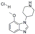 7-METHOXY-1-(PIPERIDIN-4-YL)-1H-BENZO[D]IMIDAZOLE HYDROCHLORIDE Struktur