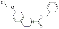 7-CHLOROMETHOXY-3,4-DIHYDRO-1H-ISOQUINOLINE-2-CARBOXYLIC ACID BENZYL ESTER Struktur