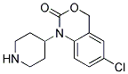 6-CHLORO-1-PIPERIDIN-4-YL-1,4-DIHYDRO-BENZO[D][1,3]OXAZIN-2-ONE Struktur