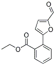 ETHYL (5-FORMYLFURAN-2-YL)BENZOATE Struktur