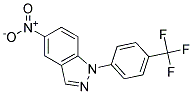 5-NITRO-1-(4-TRIFLUOROMETHYL-PHENYL)-1H-INDAZOLE Struktur