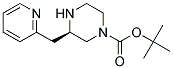 (R)-3-PYRIDIN-2-YLMETHYL-PIPERAZINE-1-CARBOXYLIC ACID TERT-BUTYL ESTER Struktur