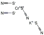 POTASSIUM CHROMIUM RHODANIDE Struktur