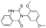 3-(2,5-DIMETHOXYPHENYL)-2-THIOXO-2,3-DIHYDRO-4(1H)-QUINAZOLINONE Struktur