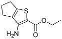 ETHYL 3-AMINO-5,6-DIHYDRO-4H-CYCLOPENTA[B]-THIOPHENE-2-CARBOXYLATE Struktur