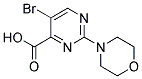 5-BROMO-2-MORPHOLIN-4-YLPYRIMIDINE-4-CARBOXYLIC ACID Struktur