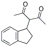 3-INDAN-1-YL-PENTANE-2,4-DIONE Struktur