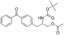 ACETIC ACID 3-(4-BENZOYL-PHENYL)-2-TERT-BUTOXYCARBONYLAMINO-PROPYL ESTER Struktur