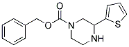 3-THIOPHEN-2-YL-PIPERAZINE-1-CARBOXYLIC ACID BENZYL ESTER Struktur