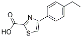 4-(4-ETHYL-PHENYL)-THIAZOLE-2-CARBOXYLIC ACID Struktur