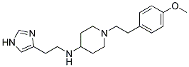 N-[2-(1H-IMIDAZOL-4-YL)ETHYL]-1-[2-(4-METHOXYPHENYL)ETHYL]PIPERIDIN-4-AMINE Struktur