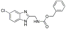 (5-CHLORO-1H-BENZIMIDAZOL-2-YLMETHYL)-CARBAMIC ACID BENZYL ESTER Struktur