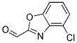 4-CHLOROBENZO[D]OXAZOLE-2-CARBALDEHYDE Struktur