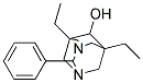 5,7-DIETHYL-2-PHENYL-1,3-DIAZATRICYCLO[3.3.1.1(3,7)]DECAN-6-OL Struktur