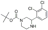 3-(2,3-DICHLORO-PHENYL)-PIPERAZINE-1-CARBOXYLIC ACID TERT-BUTYL ESTER Struktur