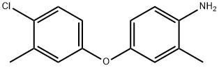 4-(4-CHLORO-3-METHYLPHENOXY)-2-METHYLPHENYLAMINE Struktur